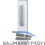 HOPPE Hebeschiebet�rmuschel OMEGA au�en eckig, Aluminium wei�