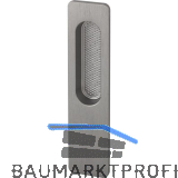 HOPPE Hebeschiebet�rmuschel OMEGA au�en eckig, Aluminium edelstahlfarbig matt