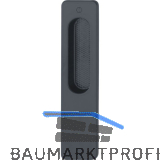 HOPPE Hebeschiebet�rmuschel OMEGA au�en eckig, Aluminium schwarz matt