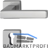 HOPPE Dr�ckergarnitur AUSTIN - auf Rosette PZ, Aluminium Edelstahl Effekt