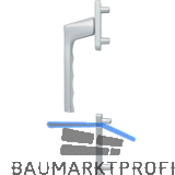 HOPPE Fenstergriff-Halbgarnitur TOULON au�en hoch, Aluminium silber eloxiert