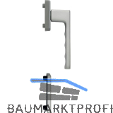 HOPPE Fenstergriff-Halbgarnitur TOULON innen, Aluminium Edelstahl Effekt