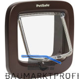 PETSAFE Katzent�r - 4Weg-Kunststoff, holzfarbig, manuell zu �ffnen