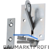 STRENGER Bodent�rschnapper mit Gegenplatte und Schlie�platte, Stahl verzinkt