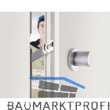 WINKHAUS Knauf mit Rosette f�r T�rw�chter, Edelstahl matt