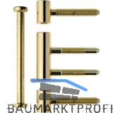 Einbohrband 3-tlg. Typ 335 � 15 mm, Stahl vergoldet