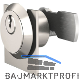 DORMAKABA Blechmontagezylinder pextra Q 1090,verschiedensperrend,vernickelt matt