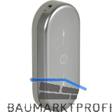 HOPPE Fenster-Griffloch-Verdeckrosette, Aluminium Edelstahl-Effekt