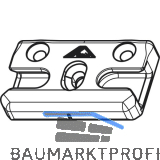 ROTO NT/NX Sicherheits-Schlie�st�ck Holz Eurofalz 30 mm 13V universal Zink +0,7