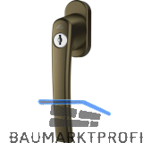 ROTO Fenstergriff ROTOLINE - Sperrzylinder, 100 Nm, Aluminium bronze eloxiert