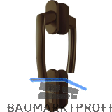 ROTO Balkont�rgriffgarnitur ROTOLINE hoch, Aluminium mittelbronze eloxiert