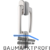 ROTO Balkont�rgriffgarnitur ROTOLINE niedrig, Aluminium silber eloxiert