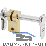 Blindzylinder 1539 PZ, vernickelt matt, verstellbar 96-165 mm