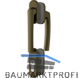 ROTO Balkont�rgriffgarnitur ROTOLINE niedrig, Aluminium mittelbronze eloxiert
