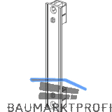 ROTO NT/NX Unterlage f�r Magnetschn�pper in Beschlagsnut silber