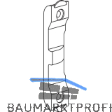 ROTO NT/NX Mittelschlie�er verdeckt Holz Rahmenteil 02 einfr�sbar Falzluft 5 mm