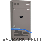 RENZ Paketkasten QUBO - XL, mit Sprechfeld, Graualuminium