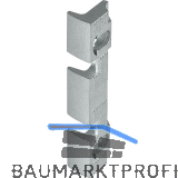 Aufschraubst�ck Serie 118, 44,5 x 14 x 8,5 mm, Stahl verzinkt