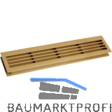 L�ftungsgitter f�r Zimmert�ren 454 x 90 mm TS 35-45 mm Kunststoff beige-braun