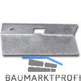 Reparaturschlie�blech f�r Einlegstange gekr�pft, 69 x 16 mm, Stahl verzinkt