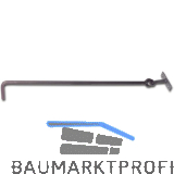 Aufspreizstangen gerade, 450x8 mm, Stahl blank