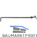 Aufspreizstangen austragend, 500x8 mm, Stahl blank