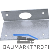 Riegelschlie�blech abgewinkelt, mit ovalem Loch, 70 x 40 x 21 mm, verzinkt