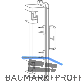 ROTO NT/NX Mittelschlie�er verdeckt Fl�gelteil Nr. 07 f�r Holz verstellbar