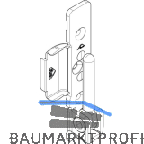 ROTO NT/NX Ecklager E5/T Holz 12/20 verstellbar 2 Bohrzapfen 7 mm 150 kg rechts