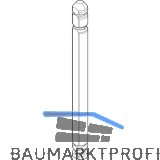 ROTO NT/NX Axerlagerstift L=71 mm zu Axerlager E5/A/T/K silber