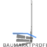 ROTO NT/NX Rundbogen-Bauteil senkrecht L= 420 mm mit Eckumlenkung silber