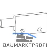 GU-966/200 Federpuffer, Aluminium silberf�rbig