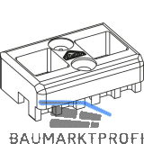 ROTO NT/NX Schlie�st�ck 2-flg. f�r Kantriegel KBE/K�MMERLING/TROCAL 13V Zink