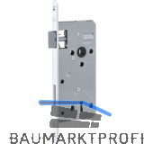 DORMAKABA Einstemmschloss ergo Keilbart, DM 50, VK 8,Stahl verzinkt silberf�rbig