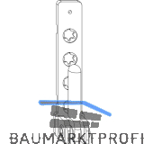 MACO Ecklager PVC, mit 3 mm Positionszapfen, 100 kg, wei� (206802)