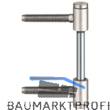 SIMONSWERK T�rband- Fl�gelteil Variant V 0026 WF, � 15 mm, Stahl vernickelt