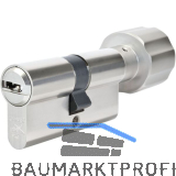 ABUS Knaufzylinder X12R, gleichsperrend, 30/K40, vernickelt matt