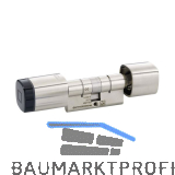 DORMAKABA Digitalzylinder evolo smart, 40/K30, Messing vernickelt matt