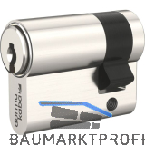 DORMAKABA Einbauhalbzylinder expert plus, gleichsperrend, 50 mm