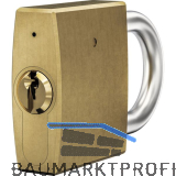 WINKHAUS Vorhangschloss keyTec RPE gleichsperrend Breite 55 mm Messing matt
