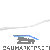 M�belgriff Fluid LA 288/320 mm, Breite 363 mm, ZN weiss matt lackiert