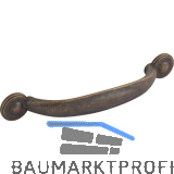 Griff Armona LA 96 mm, Breite 136 mm, ZN altmessing br�niert