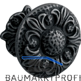 Knopf Faial � 33 mm, Tiefe 24 mm, ZN eisenf�rbig br�niert