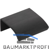 Griffleiste Edge Straight LA 20 mm, L�nge 40 mm, Aluminium schwarz matt
