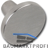 Knopf Epona � 25 mm, Tiefe 20 mm, Edelstahl geb�rstet