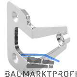 M�belgriffadapter f�r Faltschiebet�ren Zinkdruckguss verchromt poliert