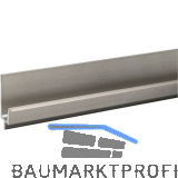 Griffleiste Wall L�nge 2000 mm, abl�ngbar, Aluminium Edelstahl-Effekt
