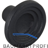 M�belknopf Fleur � 46 mm, Tiefe 30 mm, Gusseisen schwarz