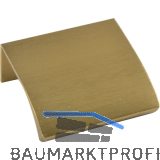 Griffleiste Edge Straight LA 20,L�nge 40 mm,Aluminium messing matt geb�rstet