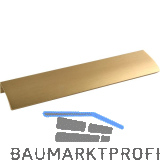 Griffleiste Edge Straight LA 2x160,L�nge 350 mm,Aluminium messing matt geb�rstet